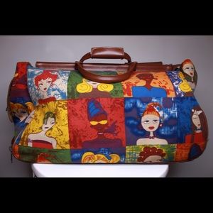 Women Faces Girls Night Out Duffle Bag